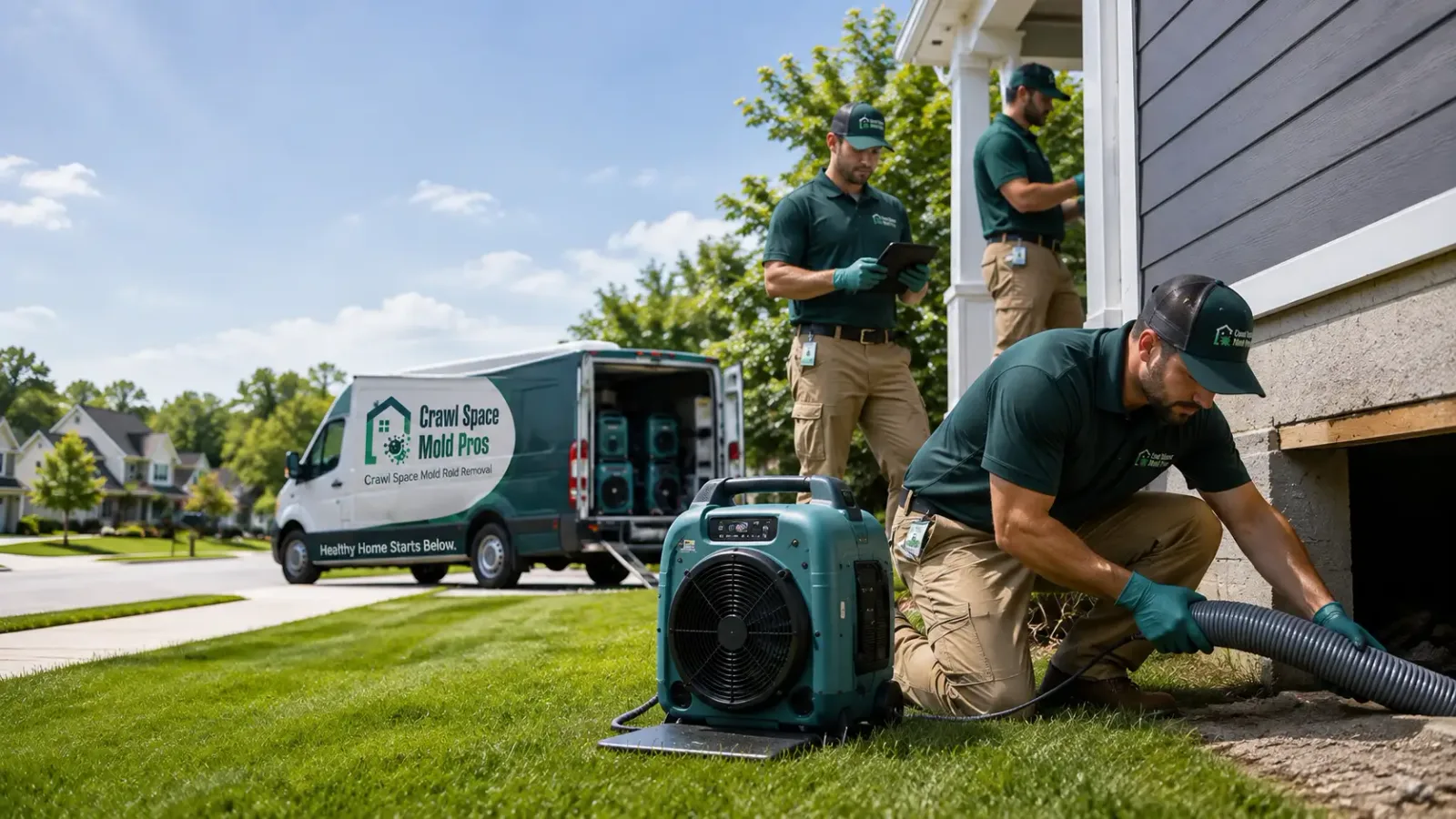 Crawl Space Mold Removal in Gettysburg, OH